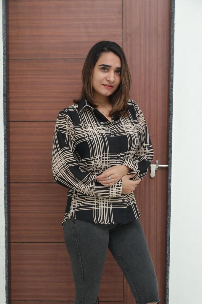 Western Wear checks Printed Ladies Shirt's  Catalog